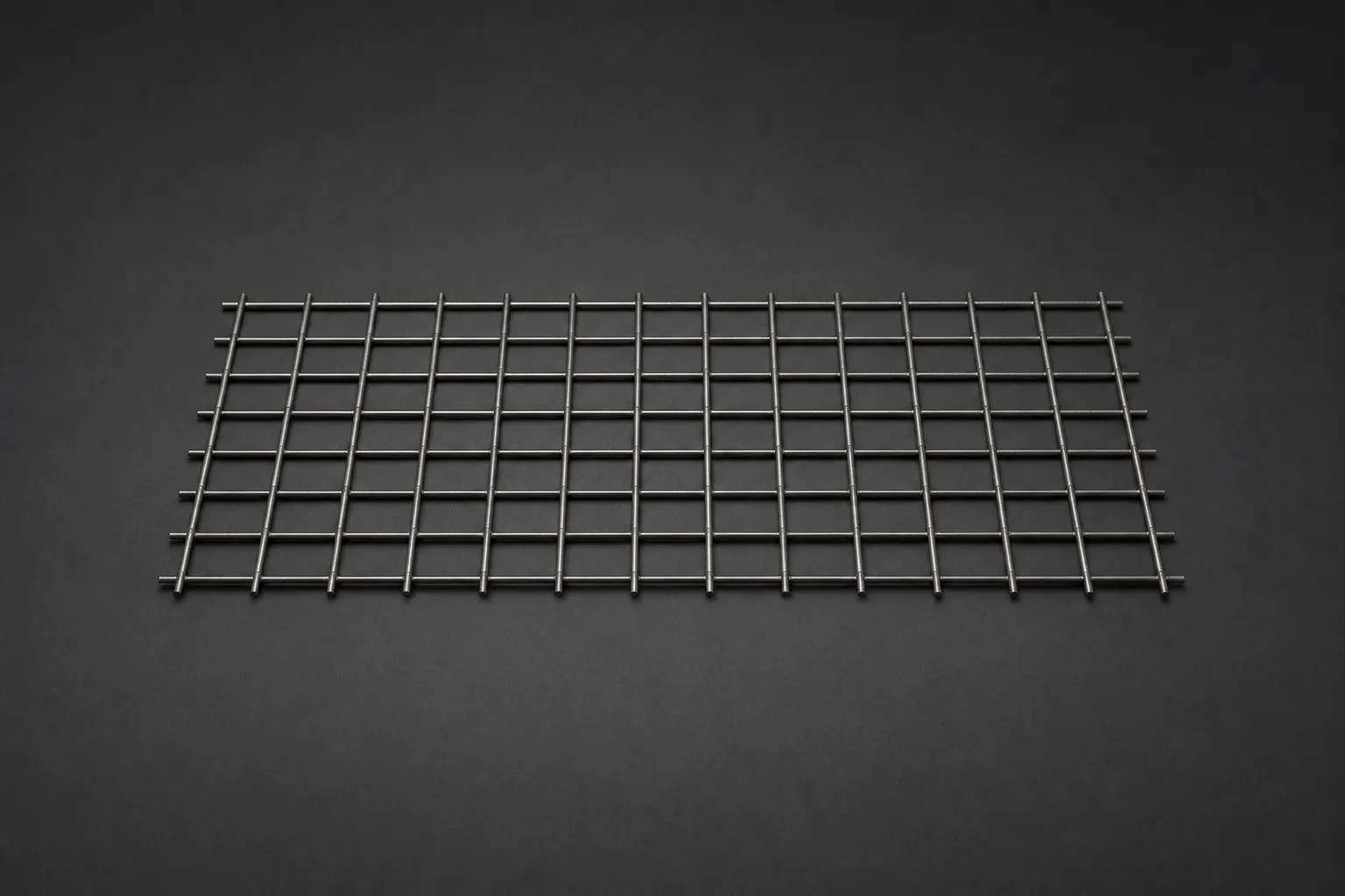 Panel de malla electrosoldada de acero con retícula cuadrada uniforme